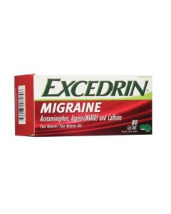 Excedrin Migraine Pain Reliever Geltabs - 80ct