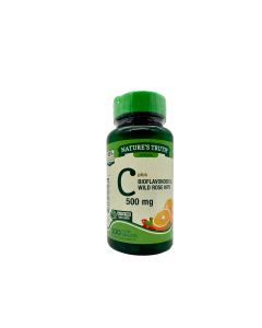 Nature's Truth Vitamin C plus Bioflavonoids & Wild Rose Hips 500mg 
