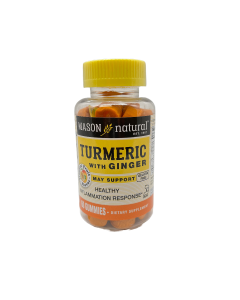 Mason Natural Turmeric with Ginger Gummies 