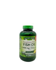 Nature's Truth Natural Lemon Flavor Fish Oil 2400mg