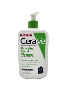 CeraVe Hydrating Facial Cleanser - Normal to Dry Skin - 16 FL OZ