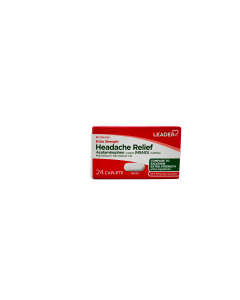 Leader Extra Strength Headache Relief Acetaminophen 24 caplets