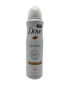 Dove Sensitive 48H Anti-perspirant - Fragrance Free - 150ML