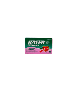 Bayer Chewable Low Dose Aspirin - 81 mg